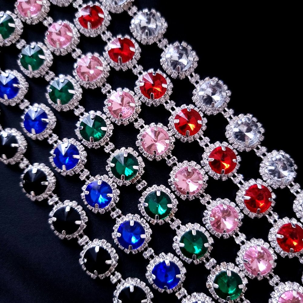 Rhinestone Pet Jewelry / Dog Neckwear / Bling Charm Dog Necklace